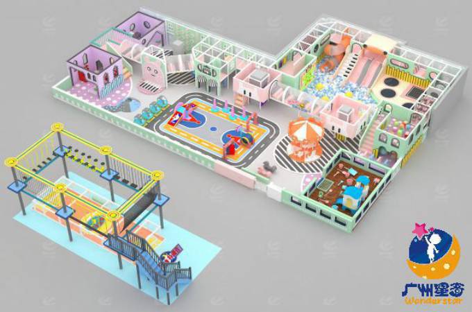 重庆项目-室内淘气堡儿童乐园案例